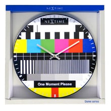 Dome Test Page NeXtime Glass Wall Clock